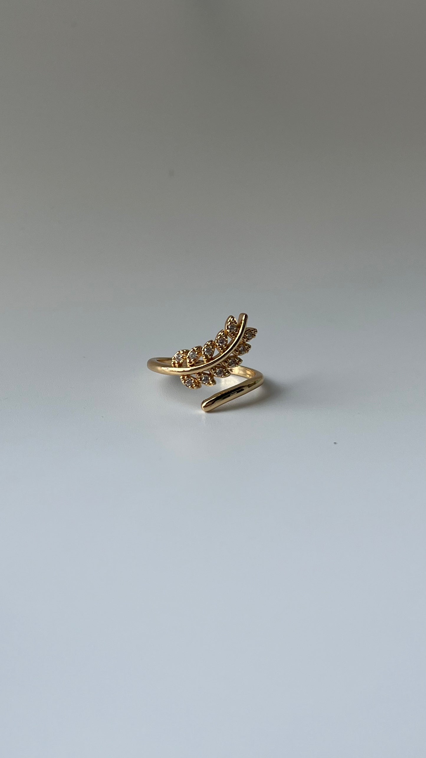 Minimalistic Leafs Ring
