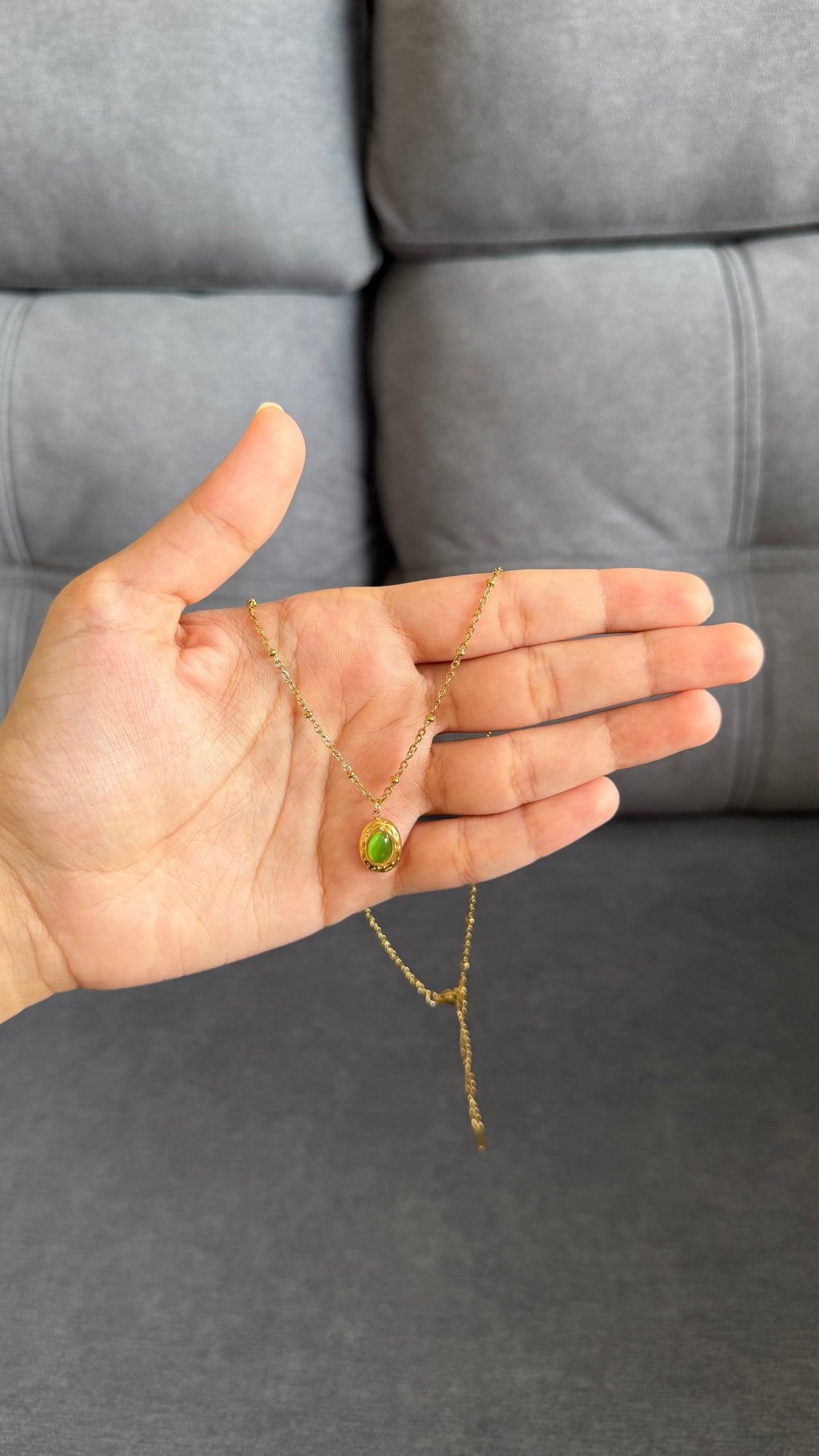Emerald Green necklace A