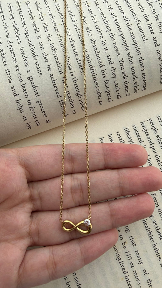 Infinity stone necklaces