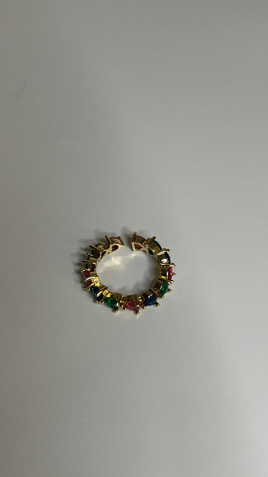 Colorful Heart Ring