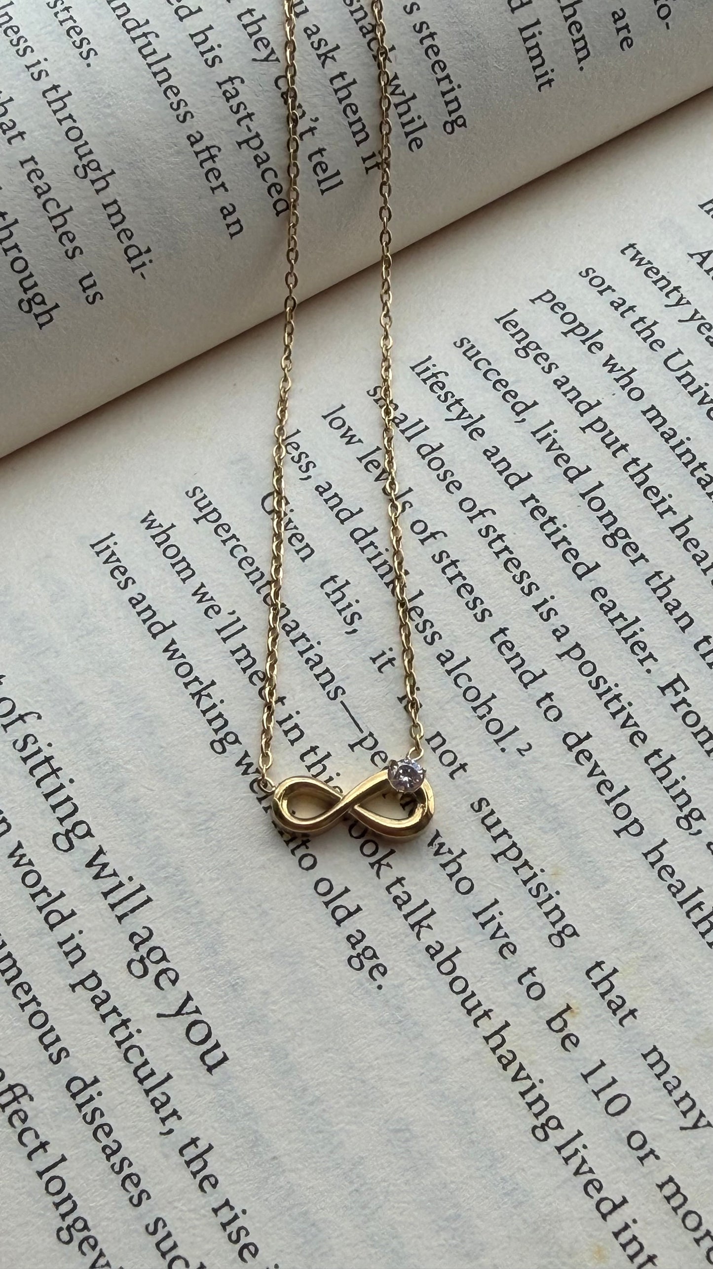 Infinity stone necklaces