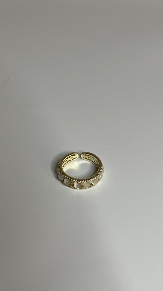 Pearl Studded Ring B