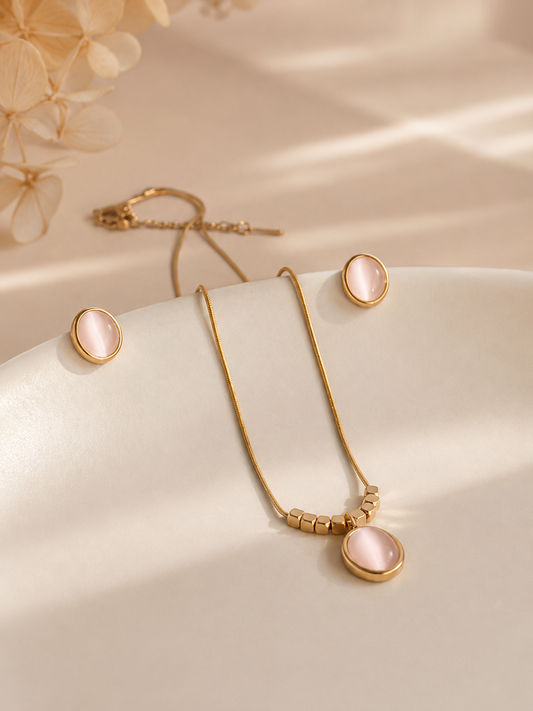 Ivory Cat's Eye Set