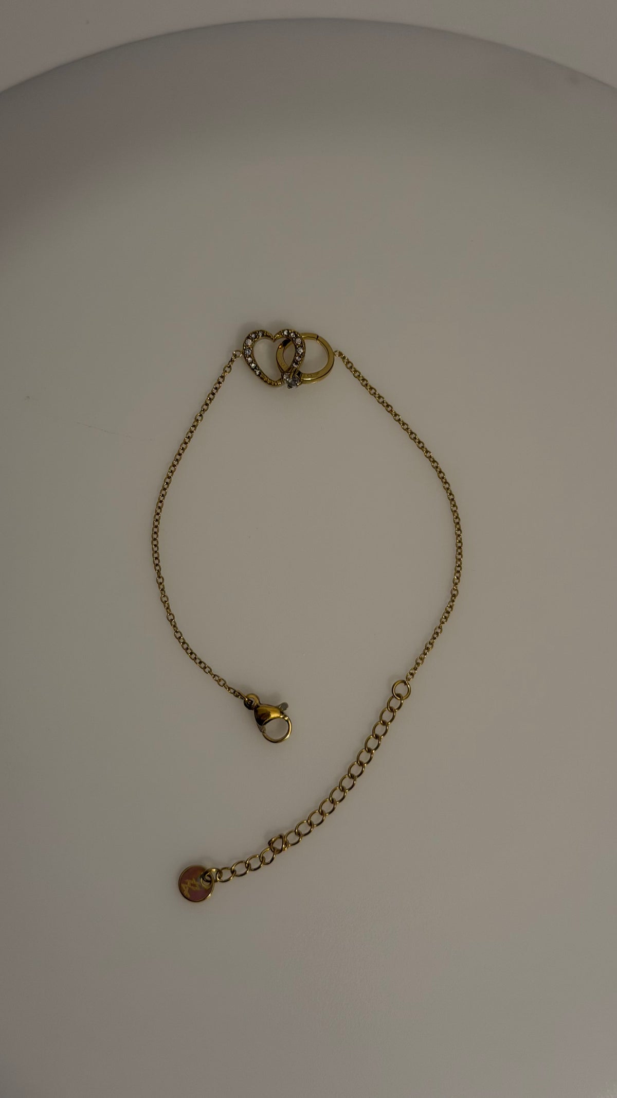 Heart Ring Chain Bracelet