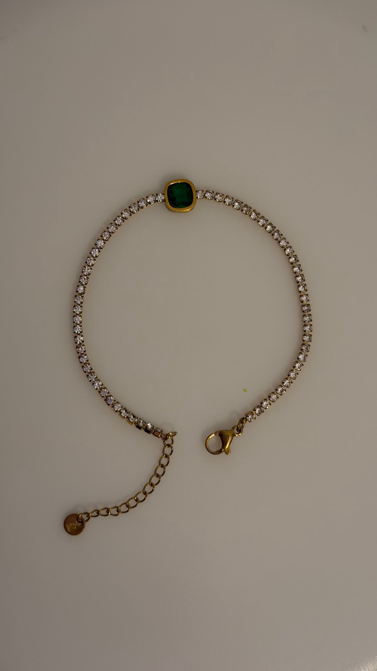 Emerald Chain Bracelet