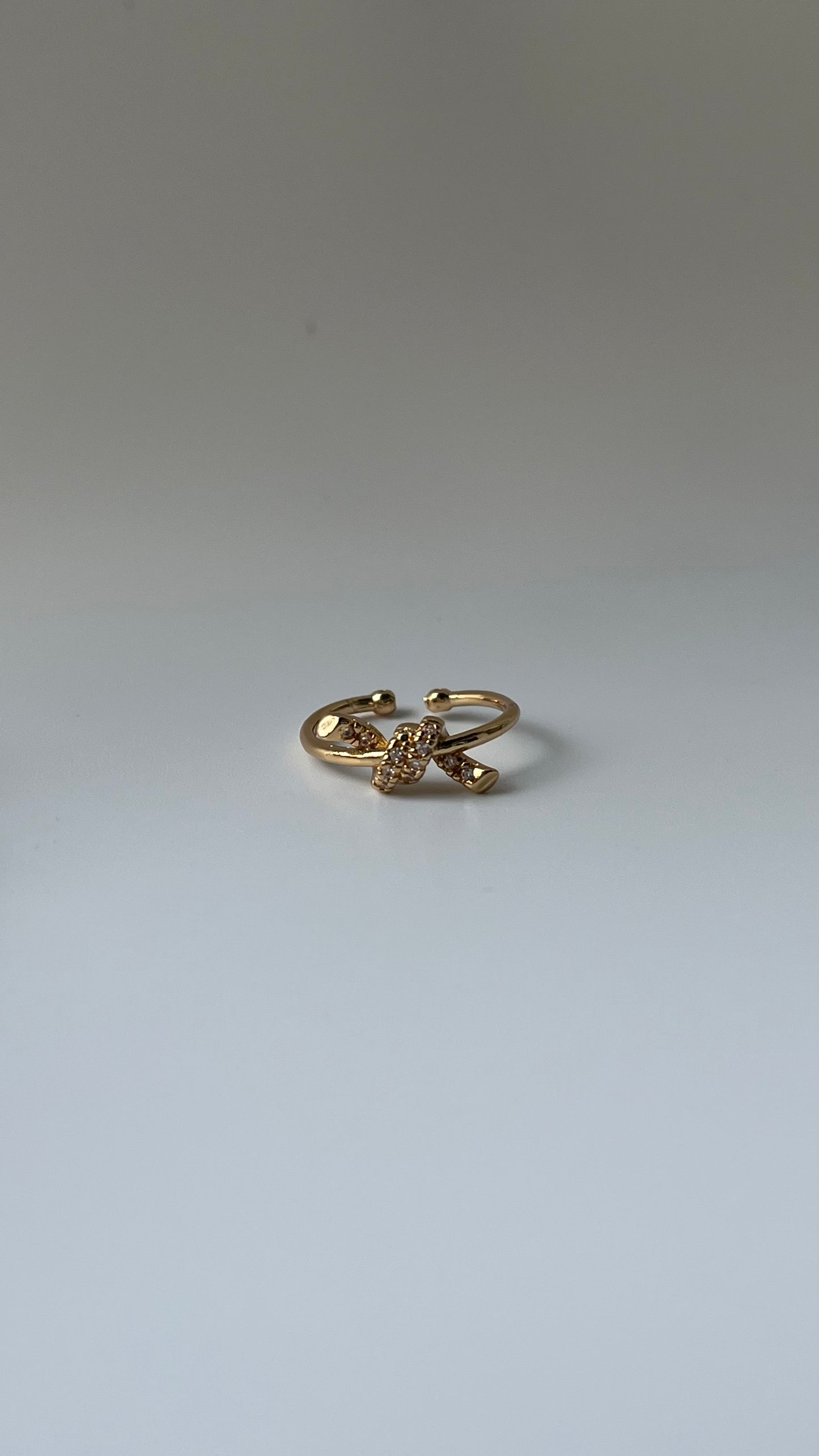Minimalistic Love Knot Ring
