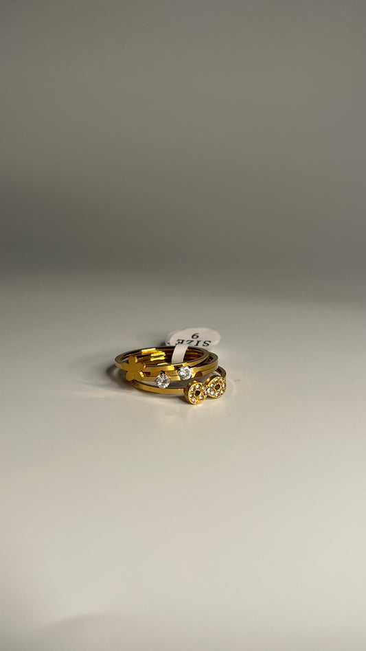 Infinity Studded Ring size 9