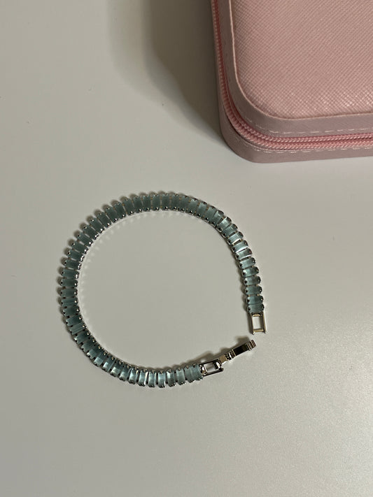 Sea Blue Tennis Bracelet