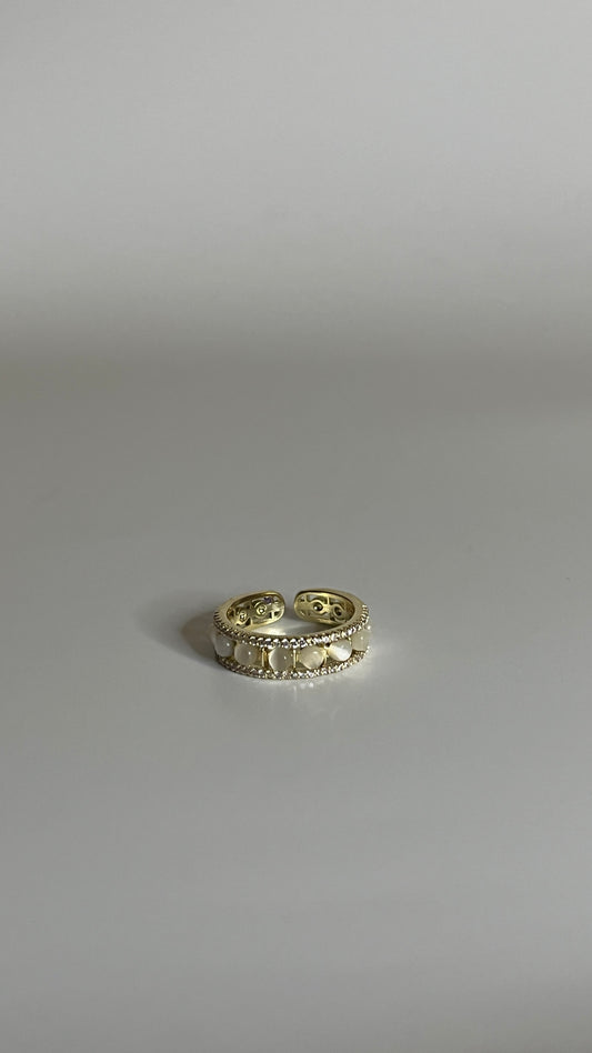 Pearl Studded Ring B