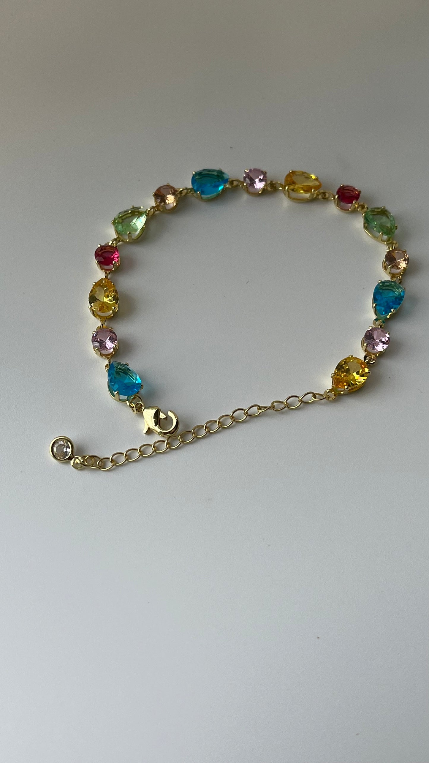 Rainbow Tennis Bracelet
