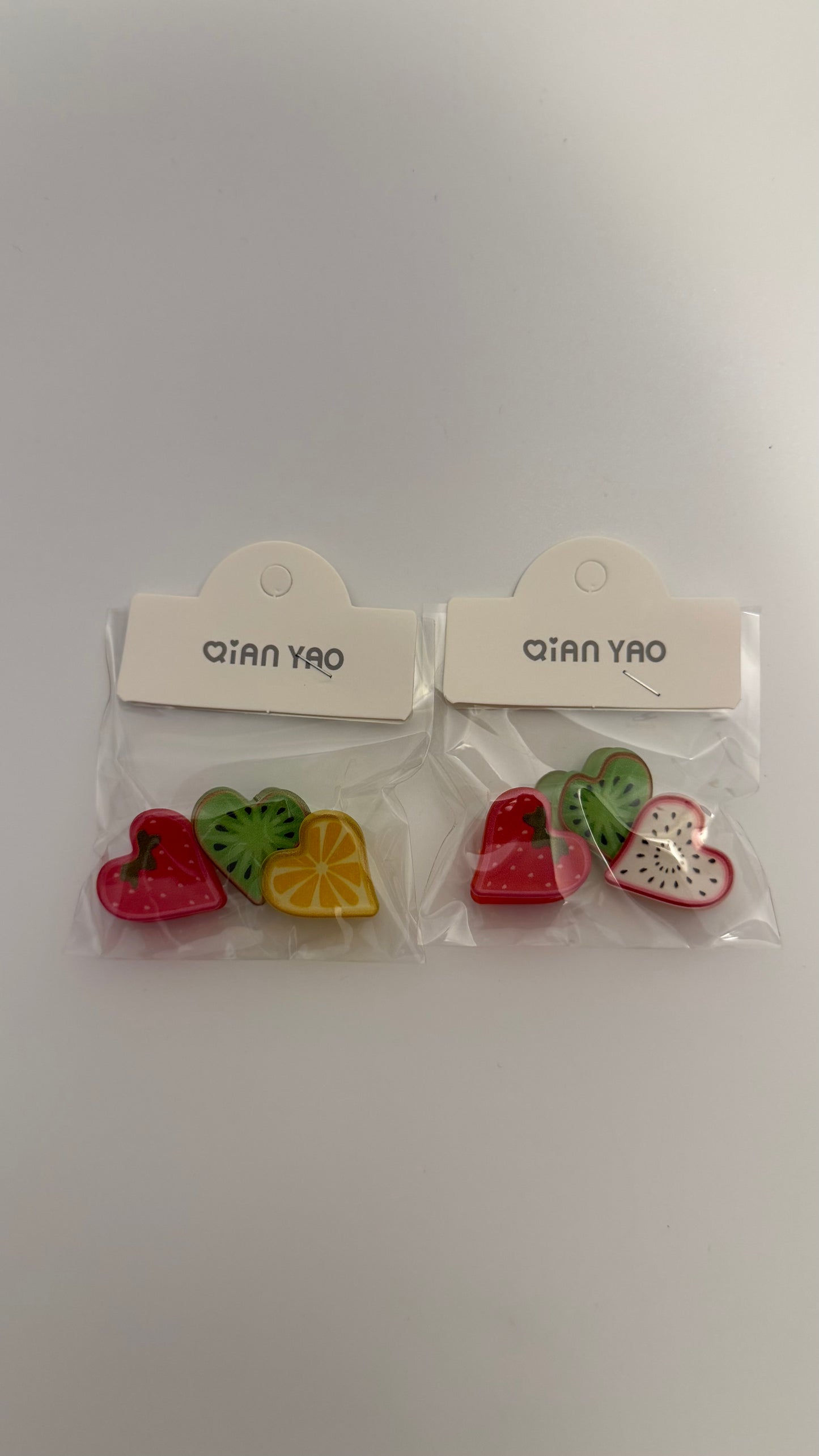 Cute Baby Fruits Hair claws (pack of 2) 6pcs