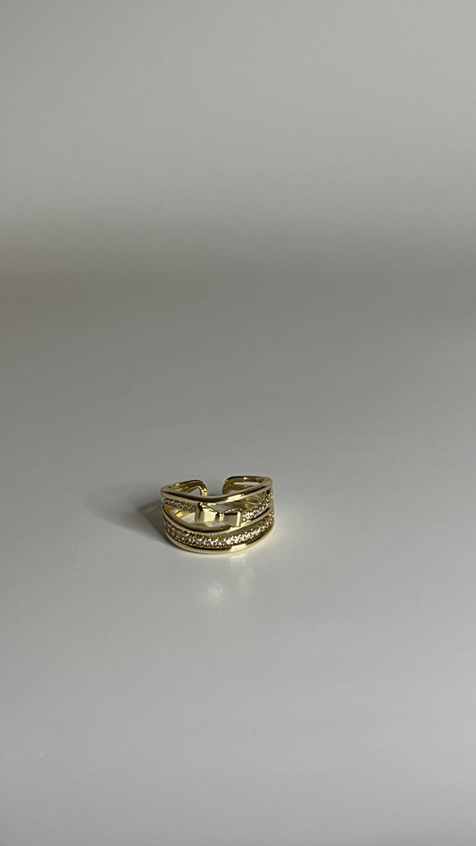 Bow Studded Ring