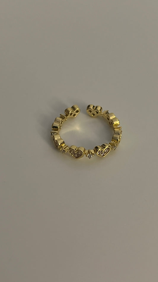 Multi Heart Ring