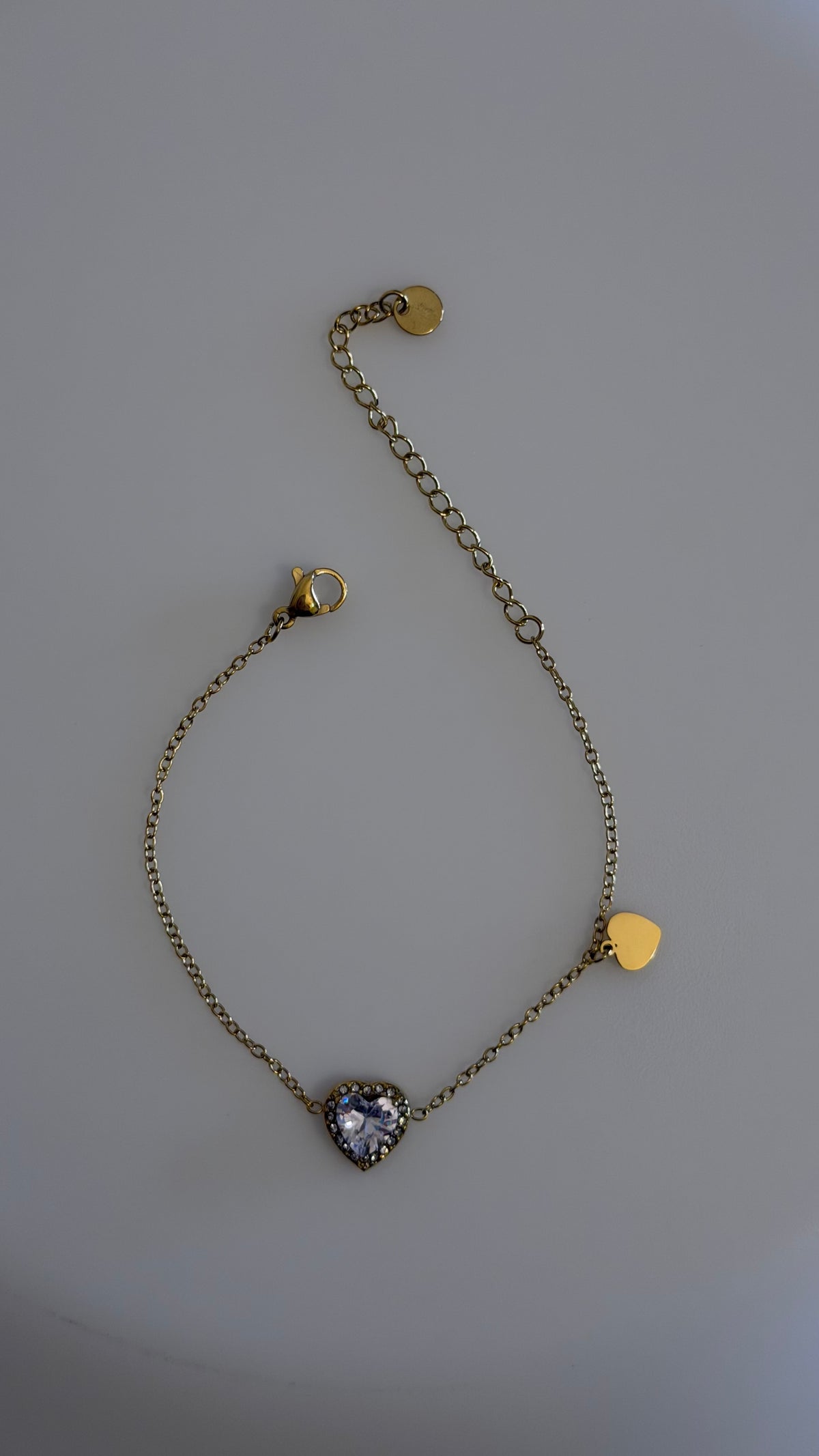 Heart stone Chain Bracelet