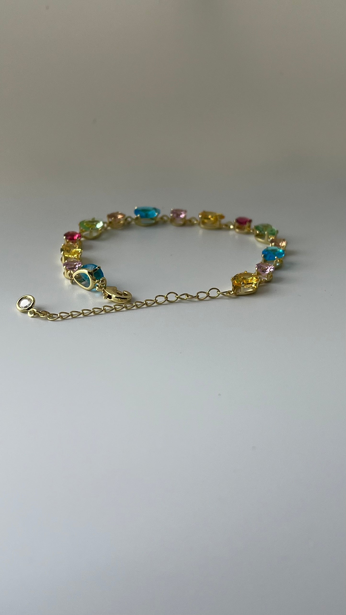 Rainbow Tennis Bracelet