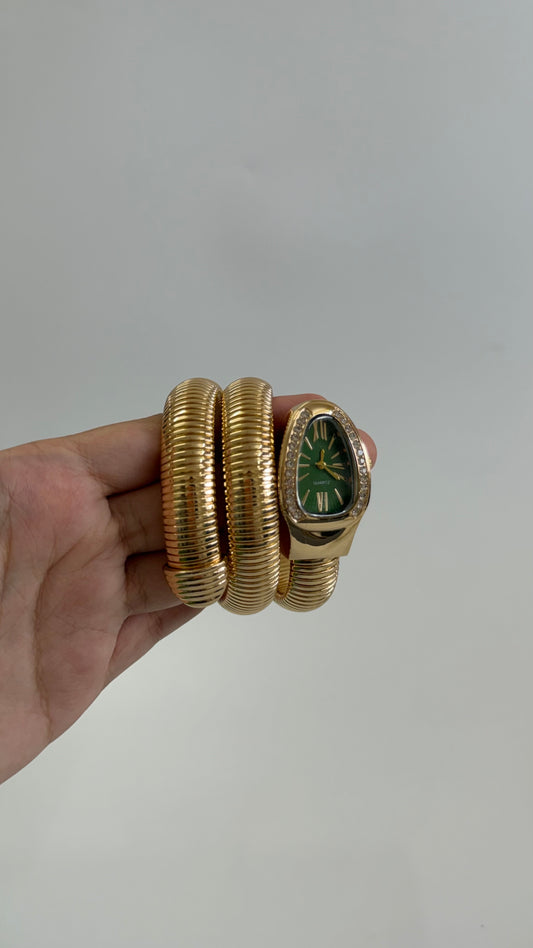 Emerald Coil Watch