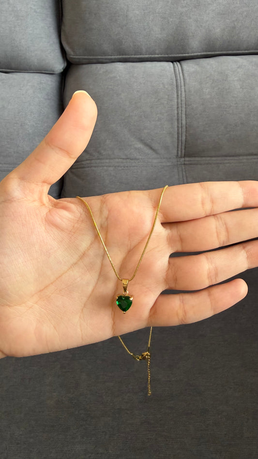Emerald Green Heart