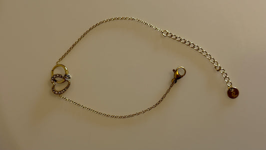 Heart Ring Chain Bracelet
