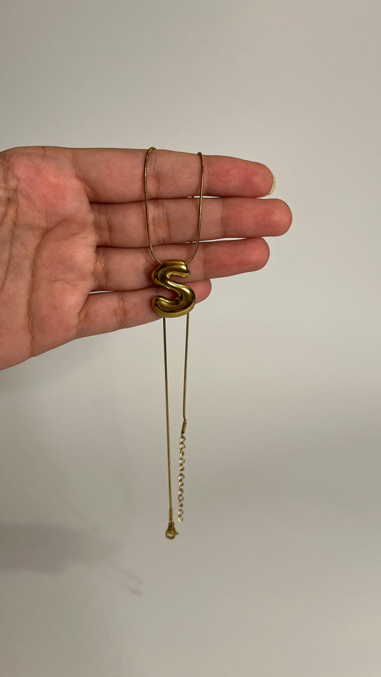 Letter S Necklace