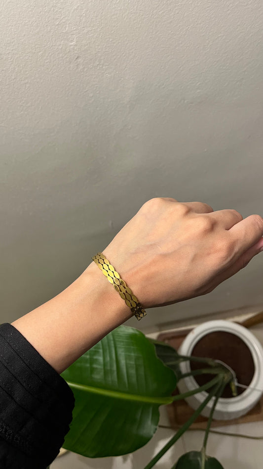 Wave Gold Bracelet
