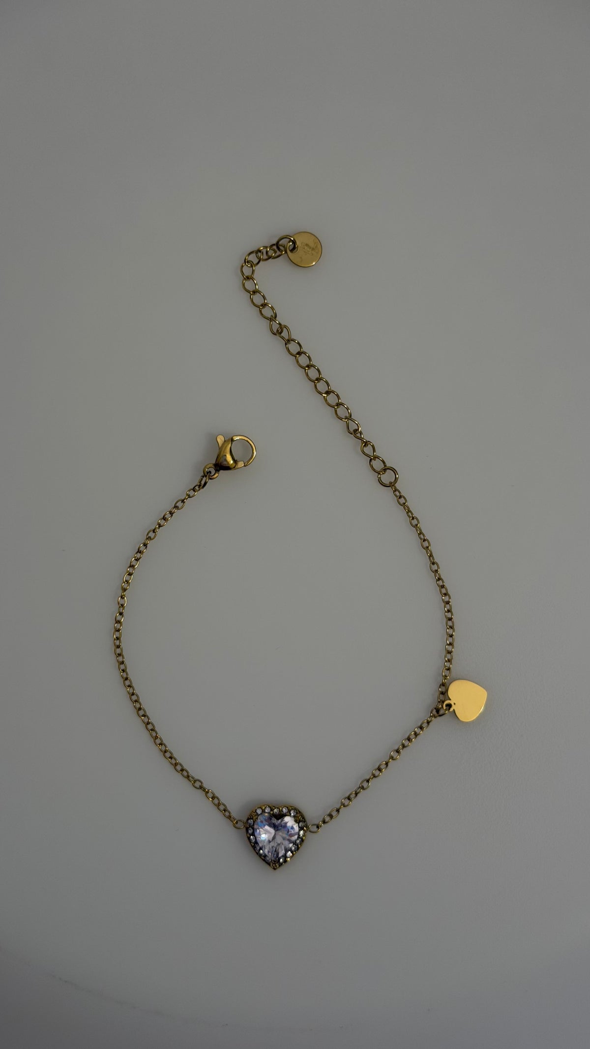 Heart stone Chain Bracelet