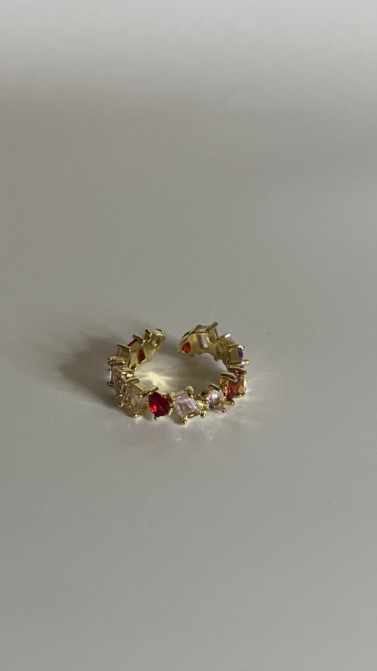 Color Studded Ring