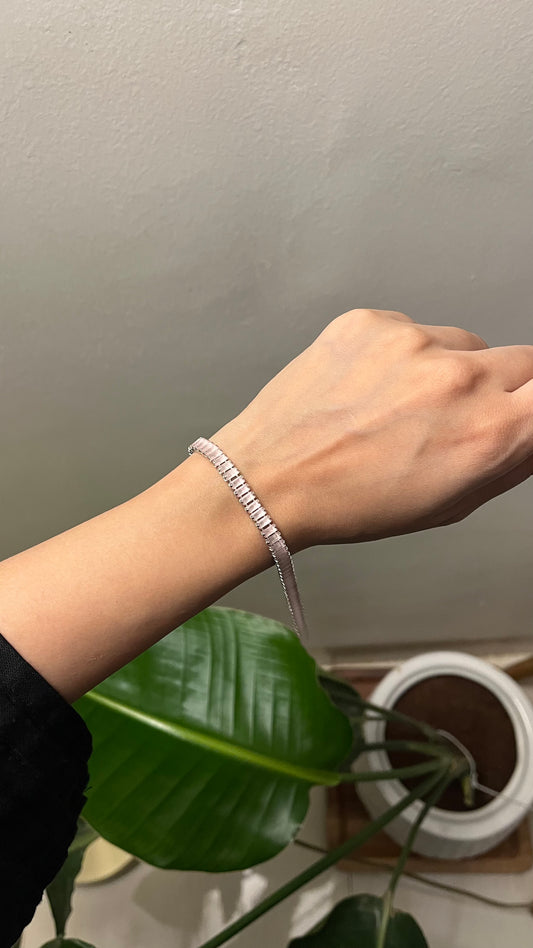 Baby Pink Tennis Bracelet