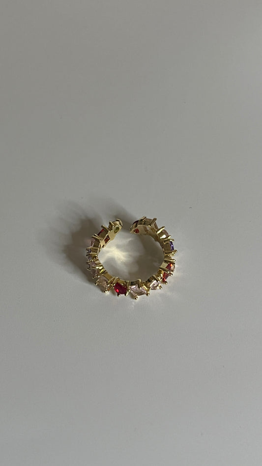 Color Studded Ring