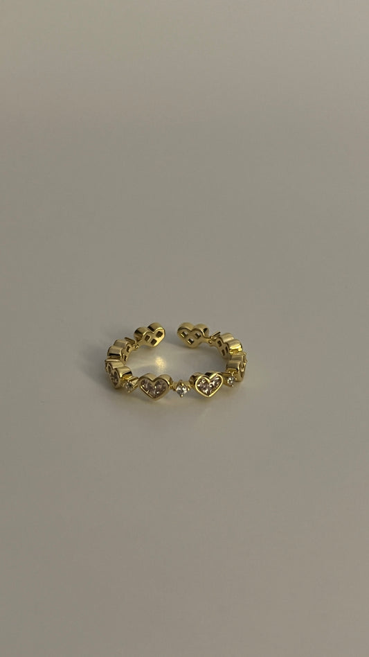 Multi Heart Ring