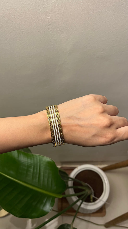Greek Pattern Bangle