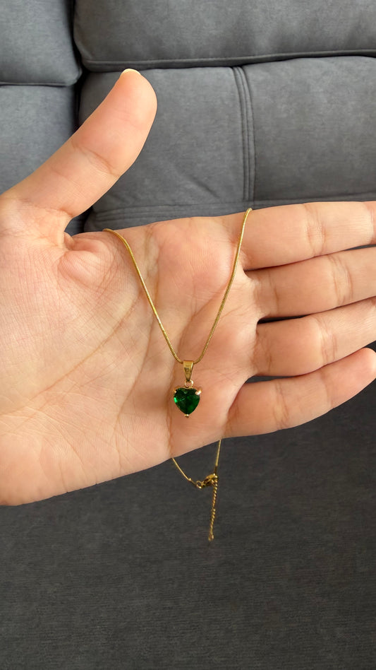 Emerald Green Heart