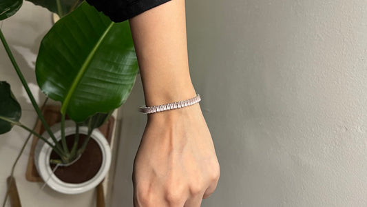 Baby Pink Tennis Bracelet