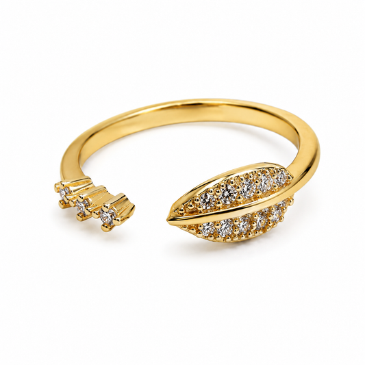 Leaf Shaped Ring
