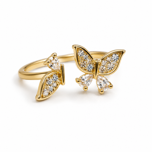 Butterfly Leaf Ring