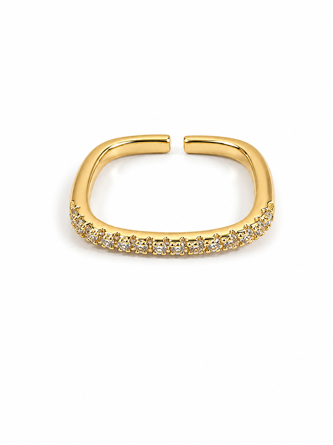 Minimalistic Square Shaped Ring