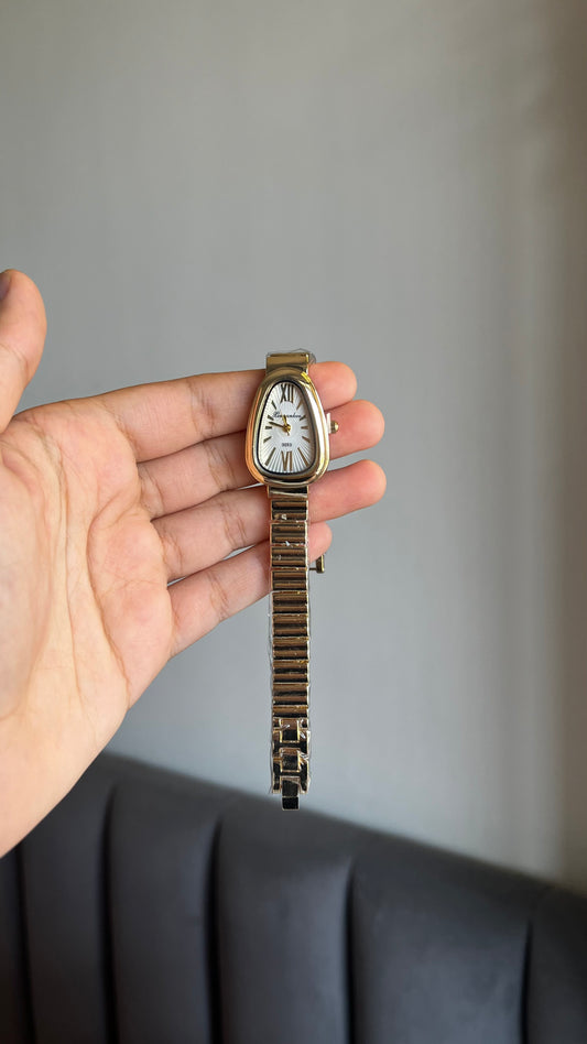 Golden Oval Watch