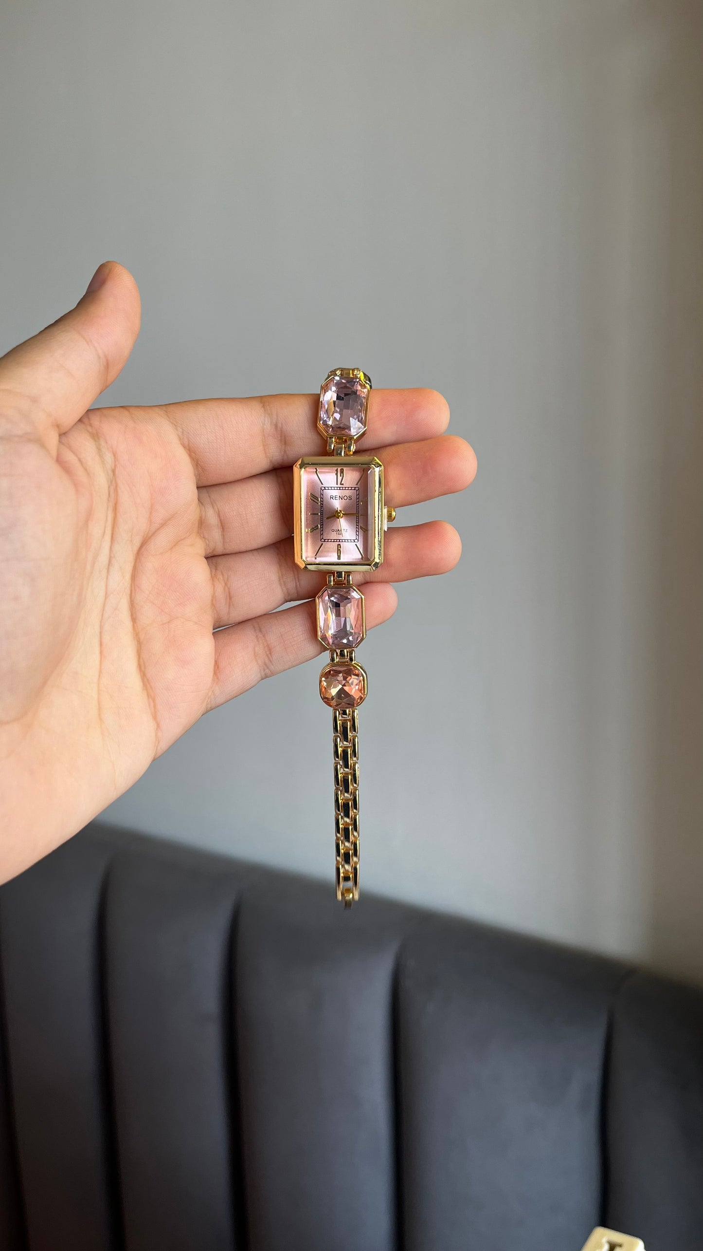 Blush Crystal Luxe Watch