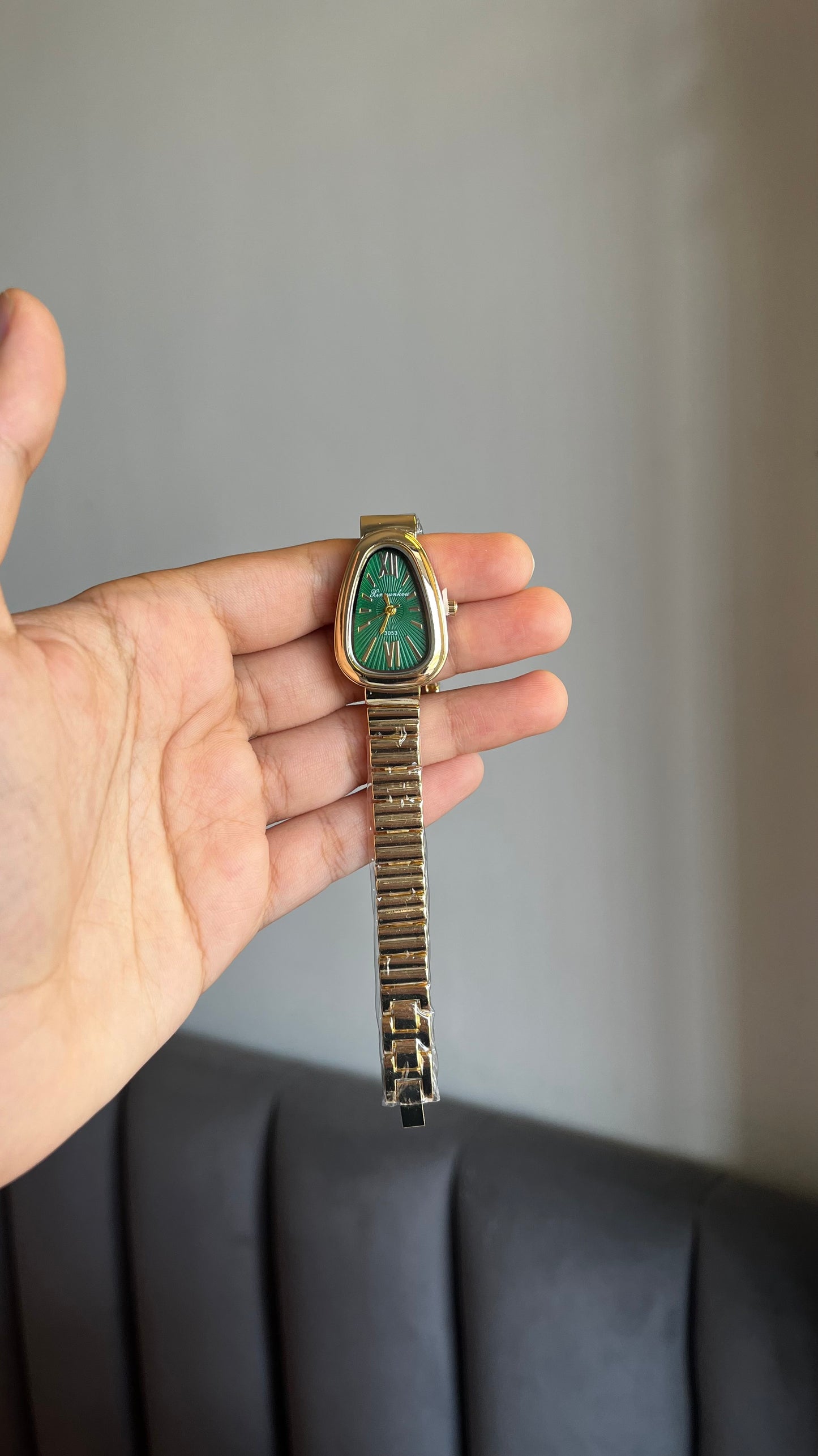 Emerald Grace Oval Watch